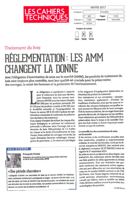 Cahier Technique sur la réglementation des AMM