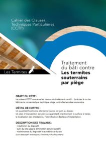 CCTP sur les travaux de traitement curatif
